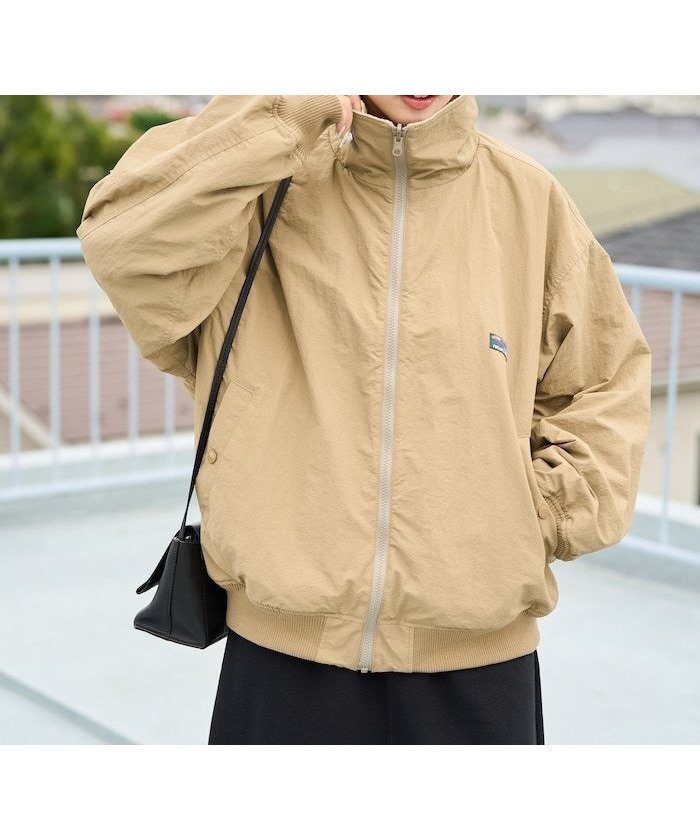 【フリークスストア/FREAK'S STORE】のFREAK S STORE OUTDOORS リバーシブル スタンドカラー ブルゾン【限定展開】 インテリア・キッズ・メンズ・レディースファッション・服の通販 founy(ファニー) 　ファッション　Fashion　レディースファッション　Fashion for Women　アウター　Coat / Outerwear Collection　ブルゾンジャケット・スポーティアウター　Blouson Jackets　冬　Winter / This Winter　スタンド　Stand Collar, Upright Stand　バランス　Balance, Style Balance　ビッグ　Big, Oversized　ブルゾン　Blouson, Bomber Jacket　リバーシブル　Reversible, Two-Sided　楽ちん　Easy Fit, Comfortable　A/W・秋冬　Autumn/Winter　ベージュ|ID: prp329100004723360 ipo3291000000034136903