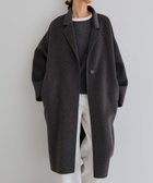 【アンドミー/andme】のリバー ロング コクーン コート evernavy エバーネイビー チャコールグレー|ID: prp329100004723378 ipo3291000000034328159