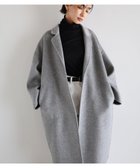 【アンドミー/andme】のリバー ロング コクーン コート evernavy エバーネイビー ライトグレー|ID: prp329100004723378 ipo3291000000034328168