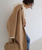 【アンドミー/andme】のリバー ロング コクーン コート evernavy エバーネイビー キャメル|ID: prp329100004723378 ipo3291000000034328175