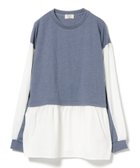 【ビームス ウイメン/BEAMS】のドッキング 裏毛スウェット BLUE|ID: prp329100004723381 ipo3291000000034263535