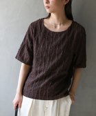 【セレクトモカ/SELECT MOCA】のシャギーウェーブライントップス 人気、トレンドファッション・服の通販 founy(ファニー) ファッション Fashion レディースファッション Fashion for Women トップス・カットソー Cut & Sew Tops ウェーブ Wavy Pattern コンパクト Compact, Small Size フィット Fit, Slim Fit フレア Flare, Flared ベーシック Basic, Essential エレガント 上品 Elegant thumbnail ブラウン-800|ID: prp329100004723418 ipo3291000000034583627