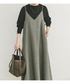 【アイテムズアーバンリサーチ/ITEMS URBAN RESEARCH】のウールライクキャミワンピース 柄BLK|ID: prp329100004723428 ipo3291000000034633645