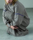 【ビーフラット/bflat】のオーバーサイズ ボリューム袖 配色ニットワンピース 人気、トレンドファッション・服の通販 founy(ファニー) ファッション Fashion レディースファッション Fashion for Women ワンピース Dresses ニットワンピース Knit Dresses シンプル Simple, Minimal ジャケット Jacket, Outerwear スニーカー Sneakers, Trainers ハーフ Half, Half-Length パイピング Piping, Trim Design ブルゾン Blouson, Bomber Jacket ポケット Pocket, Pocket Detail ロング Long, Long-Length thumbnail グレー|ID: prp329100004723441 ipo3291000000034918180