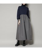 【ナノ ユニバース/nano universe】の異素材コンビドッキングタートルワンピース ネイビー|ID: prp329100004723445 ipo3291000000034907198