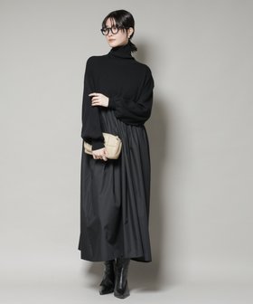 【ナノ ユニバース/nano universe】 異素材コンビドッキングタートルワンピース人気、トレンドファッション・服の通販 founy(ファニー) ファッション Fashion レディースファッション Fashion for Women ワンピース Dresses ウォッシャブル Machine Washable ギャザー Gathered, Ruffled シンプル Simple, Minimal タートル Turtleneck, Turtle Collar アウトレット Outlet / Clearance おすすめ Recommended / Our Picks ビジネス 仕事 通勤 Business / Work / Commuting 2025年 2025 2025-2026秋冬・A/W Autumn/Winter 2025–26 AW25–26 |ID:prp329100004723445