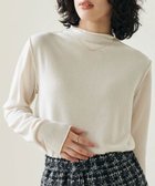 【ラナン/Ranan】のニットライク!メロウ使いフリルプルオーバー アイボリー|ID: prp329100004723446 ipo3291000000034284006