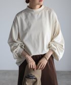 【リラクロ/relaclo】のmitis/モックネックボリュームスリーブロンTee 人気、トレンドファッション・服の通販 founy(ファニー) ファッション Fashion レディースファッション Fashion for Women トップス・カットソー Cut & Sew Tops ロングTシャツ・Tシャツ Longline T-Shirts & Tees ボリューム袖・フリルスリーブブラウス Voluminous & Ruffle Sleeves / Puffy Sleeve Tops スリーブ Sleeve, Long Sleeve / Short Sleeve ハイネック High Neck, Mock Neck ミックス Mix, Mixed Style モックネック Mock Neck, Short Turtleneck リアル Real, Realistic thumbnail ホワイト|ID: prp329100004723470 ipo3291000000034571380