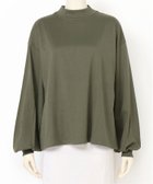 【リラクロ/relaclo】のmitis/モックネックボリュームスリーブロンTee 人気、トレンドファッション・服の通販 founy(ファニー) ファッション Fashion レディースファッション Fashion for Women トップス・カットソー Cut & Sew Tops ロングTシャツ・Tシャツ Longline T-Shirts & Tees ボリューム袖・フリルスリーブブラウス Voluminous & Ruffle Sleeves / Puffy Sleeve Tops スリーブ Sleeve, Long Sleeve / Short Sleeve ハイネック High Neck, Mock Neck ミックス Mix, Mixed Style モックネック Mock Neck, Short Turtleneck リアル Real, Realistic thumbnail カーキ|ID: prp329100004723470 ipo3291000000034571387