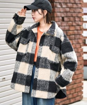 【フリークスストア/FREAK'S STORE】のチェック シャギー シャツ アウター【限定展開】 25AW 人気、トレンドファッション・服の通販 founy(ファニー) ファッション Fashion レディースファッション Fashion for Women アウター Coat / Outerwear Collection トップス・カットソー Cut & Sew Tops シャツ・ブラウス・オフィスカジュアル Elegant Blouses & Button-Ups 2025年 2025 2025-2026秋冬・A/W Autumn/Winter 2025–26 AW25–26 冬 Winter / This Winter インナー Innerwear チェック Check, Plaid, Tartan ビッグ Big, Oversized ベーシック Basic, Essential ポケット Pocket, Pocket Detail レギュラー Regular, Standard Fit エレガント 上品 Elegant A/W・秋冬 Autumn/Winter 防寒 Cold Protection, Winter-Ready |ID:prp329100004723478