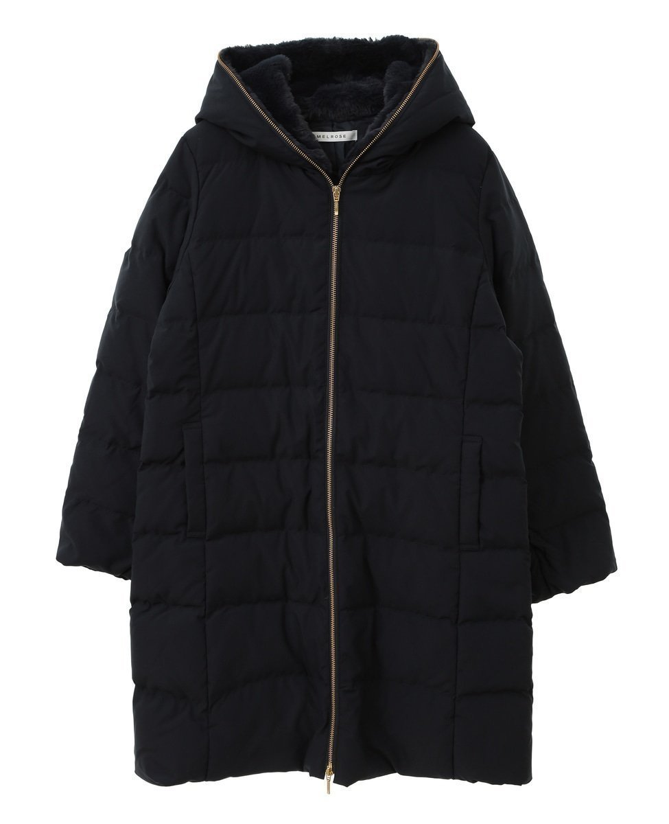 【ソフィット/Soffitto】のフードファーロング丈ダウンコート(取り扱い店舗限定) インテリア・キッズ・メンズ・レディースファッション・服の通販 founy(ファニー) 　ファッション　Fashion　レディースファッション　Fashion for Women　アウター　Coat / Outerwear Collection　コート・ロングコート・ピーコート　Long Coats, Peacoats & More　ダウンジャケット・軽量ダウン　Warm & Lightweight Down Jackets　ダウン　Down, Puffer　パーカー　Hoodie, Parka　フェザー　Feather, Feather Detail　ネイビー|ID: prp329100004723482 ipo3291000000034508984