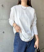 【アンドミー/andme】の汗染み防止加工 USAコットン 長袖 Tシャツ オフホワイト|ID: prp329100004723486 ipo3291000000034226372