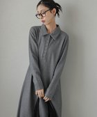 【ラジュール/Lajour】のポロ襟ロングワンピース 人気、トレンドファッション・服の通販 founy(ファニー) ファッション Fashion レディースファッション Fashion for Women ワンピース Dresses シンプル Simple, Minimal ストレート Straight, Straight Cut トレンド Trend, Trending Now フロント Front, Front Design ロング Long, Long-Length エレガント 上品 Elegant thumbnail グレー|ID: prp329100004723506 ipo3291000000034589451