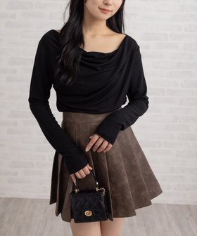 【クリア/clear】のドレープデザイン長袖カットソートップス 人気、トレンドファッション・服の通販 founy(ファニー) ファッション Fashion レディースファッション Fashion for Women トップス・カットソー Cut & Sew Tops カットソー・ベーシックTシャツ Cut-and-Sewn Tops / Stretch Tees & Basics シンプル Simple, Minimal スラックス Slacks, Dress Pants デニム Denim, Jeans Material トレンド Trend, Trending Now ドレープ Drape, Draping Fabric 長袖 Long Sleeve, Full Sleeve フィット Fit, Slim Fit ミニスカート Mini Skirt, Short Skirt エレガント 上品 Elegant |ID:prp329100004723526