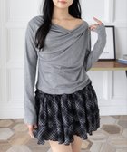 【クリア/clear】のドレープデザイン長袖カットソートップス 人気、トレンドファッション・服の通販 founy(ファニー) ファッション Fashion レディースファッション Fashion for Women トップス・カットソー Cut & Sew Tops カットソー・ベーシックTシャツ Cut-and-Sewn Tops / Stretch Tees & Basics シンプル Simple, Minimal スラックス Slacks, Dress Pants デニム Denim, Jeans Material トレンド Trend, Trending Now ドレープ Drape, Draping Fabric 長袖 Long Sleeve, Full Sleeve フィット Fit, Slim Fit ミニスカート Mini Skirt, Short Skirt エレガント 上品 Elegant thumbnail GY|ID: prp329100004723526 ipo3291000000034237245