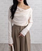 【クリア/clear】のドレープデザイン長袖カットソートップス 人気、トレンドファッション・服の通販 founy(ファニー) ファッション Fashion レディースファッション Fashion for Women トップス・カットソー Cut & Sew Tops カットソー・ベーシックTシャツ Cut-and-Sewn Tops / Stretch Tees & Basics シンプル Simple, Minimal スラックス Slacks, Dress Pants デニム Denim, Jeans Material トレンド Trend, Trending Now ドレープ Drape, Draping Fabric 長袖 Long Sleeve, Full Sleeve フィット Fit, Slim Fit ミニスカート Mini Skirt, Short Skirt エレガント 上品 Elegant thumbnail IV|ID: prp329100004723526 ipo3291000000034237249