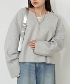 【チャオパニックティピー/CIAOPANIC TYPY】の《セットアップ対応》メルトンスキッパー袖タックトップス グレー|ID: prp329100004723538 ipo3291000000034137646
