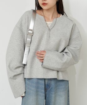 【チャオパニックティピー/CIAOPANIC TYPY】の《セットアップ対応》メルトンスキッパー袖タックトップス 人気、トレンドファッション・服の通販 founy(ファニー) ファッション Fashion レディースファッション Fashion for Women トップス・カットソー Cut & Sew Tops セットアップ Matching Sets レディーストップス・ブラウス Tops & Blouses / Assorted Women's Tops コンパクト Compact, Small Size ショート Short, Short Length スキッパー Skipper, Open Collar スリーブ Sleeve, Long Sleeve / Short Sleeve セットアップ Set-Up, Coordinated Outfit なめらか Smooth, Silky Texture ベスト Vest, Waistcoat ベルベット Velvet, Velvety ボトム Bottoms, Lower Wear メルトン Melton, Heavy Wool ワイド Wide, Wide Fit A/W・秋冬 Autumn/Winter おすすめ Recommended / Our Picks |ID:prp329100004723538