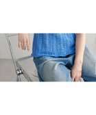 【ディスコート/Discoat】の【新色追加/WEB限定】ドッキングフレンチTシャツ 人気、トレンドファッション・服の通販 founy(ファニー) ファッション Fashion レディースファッション Fashion for Women トップス・カットソー Cut & Sew Tops シャツ・ブラウス・オフィスカジュアル Elegant Blouses & Button-Ups ロングTシャツ・Tシャツ Longline T-Shirts & Tees キャミ Camisole, Cami Top スカラップ Scallop, Scalloped Edge スリーブ Sleeve, Long Sleeve / Short Sleeve トレンド Trend, Trending Now ドッキング Docking, Mixed Material フェミニン Feminine, Girly フレンチ French, French Style 透かし Cut-Out, Lacework thumbnail ブルー|ID: prp329100004723573 ipo3291000000034137823