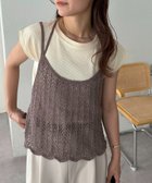 【ディスコート/Discoat】の【新色追加/WEB限定】ドッキングフレンチTシャツ 人気、トレンドファッション・服の通販 founy(ファニー) ファッション Fashion レディースファッション Fashion for Women トップス・カットソー Cut & Sew Tops シャツ・ブラウス・オフィスカジュアル Elegant Blouses & Button-Ups ロングTシャツ・Tシャツ Longline T-Shirts & Tees キャミ Camisole, Cami Top スカラップ Scallop, Scalloped Edge スリーブ Sleeve, Long Sleeve / Short Sleeve トレンド Trend, Trending Now ドッキング Docking, Mixed Material フェミニン Feminine, Girly フレンチ French, French Style 透かし Cut-Out, Lacework thumbnail ダークブラウン|ID: prp329100004723573 ipo3291000000034137826
