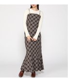 【イング/INGNI】のINGNI/BackレースUPチェック柄マーメイドキャミOP 人気、トレンドファッション・服の通販 founy(ファニー) ファッション Fashion レディースファッション Fashion for Women トップス・カットソー Cut & Sew Tops キャミソール&ノースリーブ Camisoles & Sleeveless Tops インナー Innerwear 秋 Autumn サイドジップ Side Zip, Side Zipper スマホ Smartphone, Mobile Device チェック Check, Plaid, Tartan フェミニン Feminine, Girly レース Lace, Lace Fabric ロング Long, Long-Length thumbnail ブラウン/チェック|ID: prp329100004723603 ipo3291000000034137950