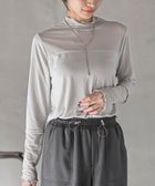 【アールピーエス/rps】のシアー切替ハイネックカットソー 人気、トレンドファッション・服の通販 founy(ファニー) ファッション Fashion レディースファッション Fashion for Women トップス・カットソー Cut & Sew Tops カットソー・ベーシックTシャツ Cut-and-Sewn Tops / Stretch Tees & Basics インナー Innerwear カットソー Cut and Sewn Top シアー Sheer, See-Through フェミニン Feminine, Girly 再入荷 Restock / Back in Stock 切替 Switching, Contrast Panel thumbnail グレージュ|ID: prp329100004723622 ipo3291000000034902755