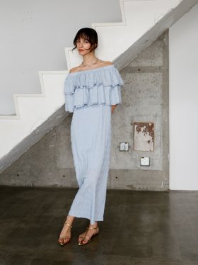 【カトリン トウキョウ/Katrin TOKYO】のbig frill onepiece 人気、トレンドファッション・服の通販 founy(ファニー) ファッション Fashion レディースファッション Fashion for Women インナー Innerwear オレンジ Orange ギンガム Gingham, Gingham Fabric サッカー Seersucker, Summer Fabric シアー Sheer, See-Through ショルダー Shoulder, Shoulder Strap タートルネック Turtleneck, High Neck チェック Check, Plaid, Tartan フリル Frill, Ruffle プリーツ Pleats, Pleated 夏 Summer |ID:prp329100004723626
