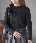 【アールピーエス/rps】の襟シャーリングメローカットソー 人気、トレンドファッション・服の通販 founy(ファニー) ファッション Fashion レディースファッション Fashion for Women トップス・カットソー Cut & Sew Tops カットソー・ベーシックTシャツ Cut-and-Sewn Tops / Stretch Tees & Basics インナー Innerwear シンプル Simple, Minimal フリル Frill, Ruffle プチプライス・低価格 Affordable / Budget Price 再入荷 Restock / Back in Stock thumbnail ブラック|ID: prp329100004723638 ipo3291000000034774718