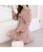 【マジェスティック レゴン/MAJESTIC LEGON】の◎ビジューリボンニットミニワンピース 人気、トレンドファッション・服の通販 founy(ファニー) ファッション Fashion レディースファッション Fashion for Women ワンピース Dresses おすすめ Recommended / Our Picks ダウン Down, Puffer ビジュー Bijou, Jewel-like Accent フィット Fit, Slim Fit フロント Front, Front Design ミュール Mule, Backless Shoes リボン Ribbon, Bow ロング Long, Long-Length 再入荷 Restock / Back in Stock thumbnail ピンクベージュ|ID: prp329100004723665 ipo3291000000034552089