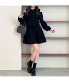 【マジェスティック レゴン/MAJESTIC LEGON】の◎ビジューリボンニットミニワンピース 人気、トレンドファッション・服の通販 founy(ファニー) ファッション Fashion レディースファッション Fashion for Women ワンピース Dresses おすすめ Recommended / Our Picks ダウン Down, Puffer ビジュー Bijou, Jewel-like Accent フィット Fit, Slim Fit フロント Front, Front Design ミュール Mule, Backless Shoes リボン Ribbon, Bow ロング Long, Long-Length 再入荷 Restock / Back in Stock thumbnail ブラック|ID: prp329100004723665 ipo3291000000034552090