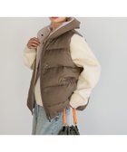 【ベイフロー/BAYFLOW】のリバーシブルパファーベスト モカ×グレージュ59|ID: prp329100004723669 ipo3291000000034518223