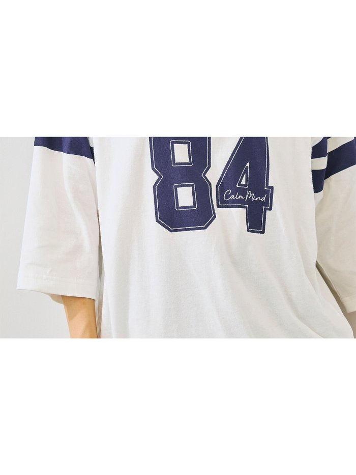 【サマンサモスモス/Samansa Mos2】の接触冷感 ナンバリングプリントTシャツ インテリア・キッズ・メンズ・レディースファッション・服の通販 founy(ファニー) https://founy.com/ ファッション Fashion レディースファッション Fashion for Women トップス・カットソー Cut & Sew Tops シャツ・ブラウス・オフィスカジュアル Elegant Blouses & Button-Ups ロングTシャツ・Tシャツ Longline T-Shirts & Tees おすすめ Recommended / Our Picks プリント Print, Printed Pattern |ID: prp329100004723677 ipo3291000000034238521