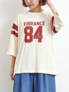 【サマンサモスモス/Samansa Mos2】の接触冷感 ナンバリングプリントTシャツ クリーム|ID: prp329100004723677 ipo3291000000034238523