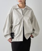 【チャオパニックティピー/CIAOPANIC TYPY】の≪袖取り外し可能≫フェイクレザー2WAYスタンドブルゾン 人気、トレンドファッション・服の通販 founy(ファニー) ファッション Fashion レディースファッション Fashion for Women アウター Coat / Outerwear Collection ブルゾンジャケット・スポーティアウター Blouson Jackets インナー Innerwear サロペット Overalls, Salopette ジャケット Jacket, Outerwear スウェット / スエット Sweatshirt, Sweatwear スタンド Stand Collar, Upright Stand スラックス Slacks, Dress Pants トレンド Trend, Trending Now フェイクレザー Faux Leather, PU Leather ブルゾン Blouson, Bomber Jacket ベスト Vest, Waistcoat 羽織 Haori, Light Jacket A/W・秋冬 Autumn/Winter おすすめ Recommended / Our Picks thumbnail アイボリー|ID: prp329100004723689 ipo3291000000034285742