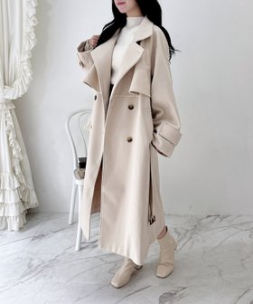 【イング/INGNI】の【WEB限定】2WAYカラーロングコート 人気、トレンドファッション・服の通販 founy(ファニー) ファッション Fashion レディースファッション Fashion for Women アウター Coat / Outerwear Collection コート・ロングコート・ピーコート Long Coats, Peacoats & More クール Cool, Chic シンプル Simple, Minimal スタンド Stand Collar, Upright Stand スマホ Smartphone, Mobile Device スリット Slit, Slit Detail フェミニン Feminine, Girly フロント Front, Front Design ポケット Pocket, Pocket Detail マフラー Scarf, Muffler マーメイド Mermaid, Fishtail Silhouette ロング Long, Long-Length 冬 Winter / This Winter |ID:prp329100004723696