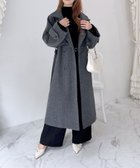 【イング/INGNI】の【WEB限定】2WAYカラーロングコート グレー/モク|ID:prp329100004723696