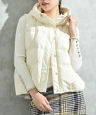 【インタープラネット/INTERPLANET】のエアリーフードピュアダウンベスト アイボリー|ID: prp329100004723708 ipo3291000000034499518