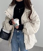 【アンドミー/andme】のモンスターパーカー オーバーサイズ ブルゾン アイボリー|ID: prp329100004723754 ipo3291000000034235055