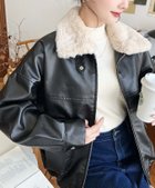 【モーメントプラス/moment+ / MEN】のファーティペット付きフェイクレザーブルゾン 人気、トレンドファッション・服の通販 founy(ファニー) ファッション Fashion メンズファッション Fashion for Men クール Cool, Chic ショート Short, Short Length スタイリッシュ Stylish, Fashionable スタンド Stand Collar, Upright Stand デニム Denim, Jeans Material トレンド Trend, Trending Now 定番 Standard, Basic Item フェイクレザー Faux Leather, PU Leather ブルゾン Blouson, Bomber Jacket ベーシック Basic, Essential ポケット Pocket, Pocket Detail ミドル Middle Length, Mid Height ミニスカート Mini Skirt, Short Skirt ワイド Wide, Wide Fit 冬 Winter / This Winter A/W・秋冬 Autumn/Winter 再入荷 Restock / Back in Stock プチプライス・低価格 Affordable / Budget Price 2025年 2025 2025-2026秋冬・A/W Autumn/Winter 2025–26 AW25–26 thumbnail ブラック|ID: prp329100004723767 ipo3291000000034598885