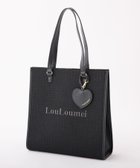 【ナイスクラップ/NICE CLAUP】の【LouLoumei】/ハートチャーム付きトートバッグ/自立可能 ブラック|ID: prp329100004723803 ipo3291000000034601026