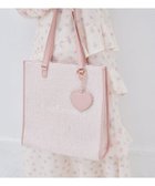 【ナイスクラップ/NICE CLAUP】の【LouLoumei】/ハートチャーム付きトートバッグ/自立可能 ピンク|ID: prp329100004723803 ipo3291000000034601028