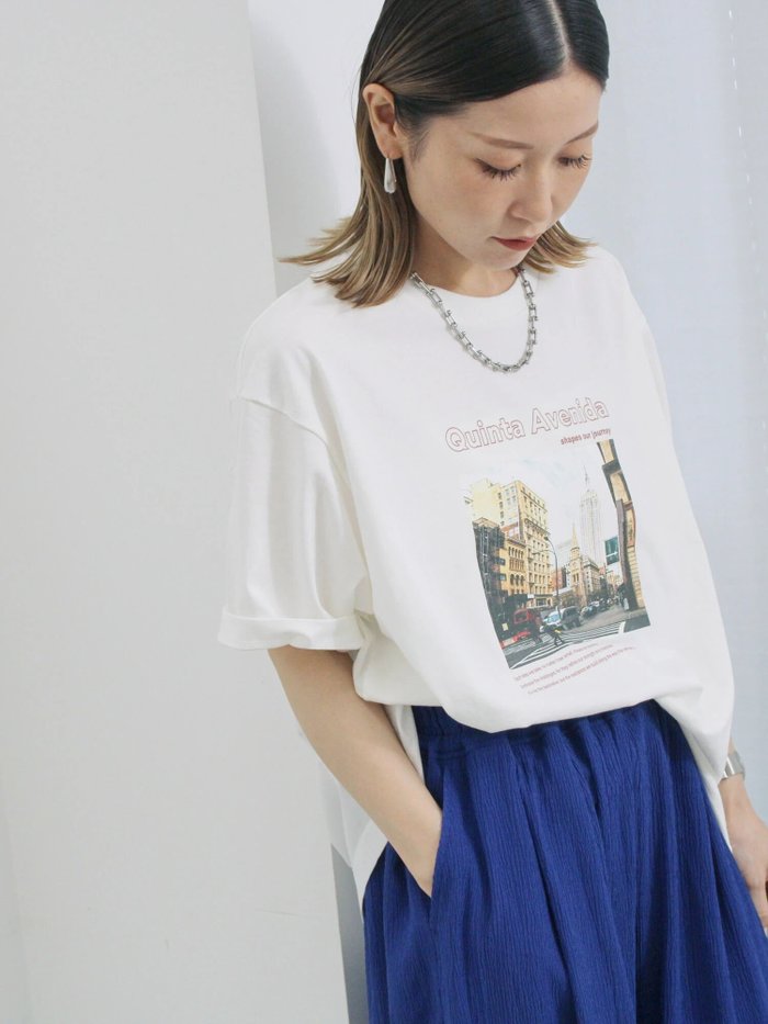 【サマンサモスモス/Samansa Mos2】の布帛切替ドルマンTシャツ インテリア・キッズ・メンズ・レディースファッション・服の通販 founy(ファニー) https://founy.com/ ファッション Fashion レディースファッション Fashion for Women トップス・カットソー Cut & Sew Tops シャツ・ブラウス・オフィスカジュアル Elegant Blouses & Button-Ups ロングTシャツ・Tシャツ Longline T-Shirts & Tees おすすめ Recommended / Our Picks フロント Front, Front Design プリント Print, Printed Pattern ベーシック Basic, Essential 切替 Switching, Contrast Panel |ID: prp329100004723808 ipo3291000000034249295