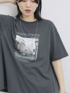【サマンサモスモス/Samansa Mos2】の布帛切替ドルマンTシャツ チャコールグレー|ID: prp329100004723808 ipo3291000000034249300