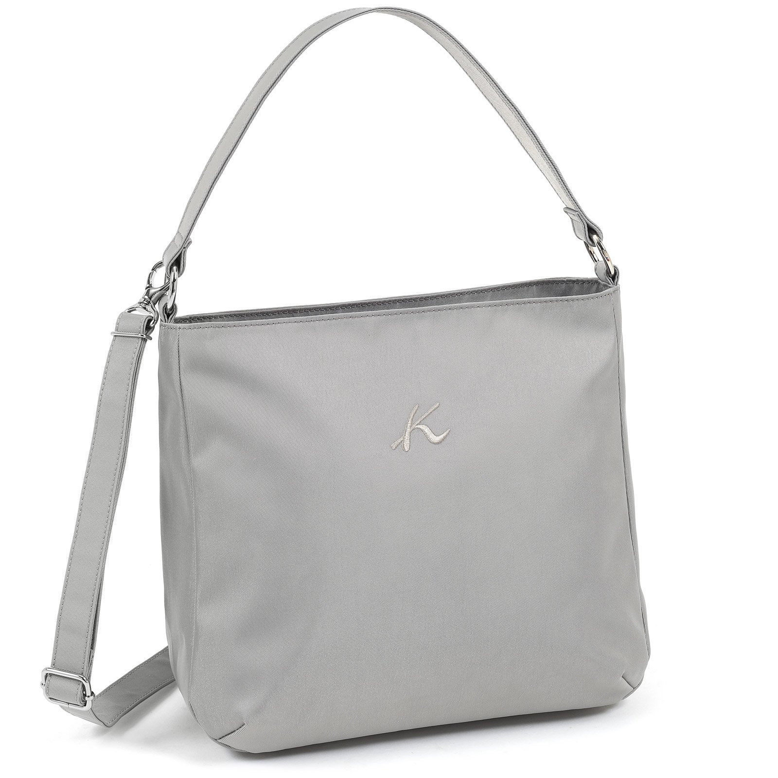 【キタムラ/Kitamura】の【WEB限定】2wayセミショルダーバッグ R-0793 インテリア・キッズ・メンズ・レディースファッション・服の通販 founy(ファニー) ファッション Fashion レディースファッション Fashion for Women ショルダー Shoulder, Shoulder Strap シンプル Simple, Minimal ハンカチ Handkerchief, Hanky ポケット Pocket, Pocket Detail ワンポイント One Point, Statement Accent ライトグレー82821|ID: prp329100004723825 ipo3291000000034873758