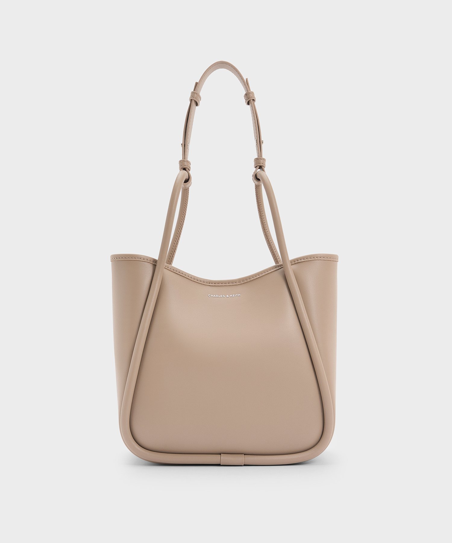 【チャールズ アンド キース/CHARLES & KEITH】のLyla ミニライラ チューブラートートバッグ インテリア・キッズ・メンズ・レディースファッション・服の通販 founy(ファニー) 　ファッション　Fashion　レディースファッション　Fashion for Women　バッグ　Bags　Taupe|ID: prp329100004723852 ipo3291000000034138974