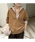 【ドゥドゥ/DouDou】の【新色追加】【インフルエンサー OKOCHI企画】ハーフジップスウェット 人気、トレンドファッション・服の通販 founy(ファニー) ファッション Fashion レディースファッション Fashion for Women トップス・カットソー Cut & Sew Tops レディースパーカー・カジュアルフーディー Casual Hoodies & Sweatshirts スウェット・クルーネックトップス Sweatshirts & Crewnecks / Relaxed Fit Sweat Tops インナー Innerwear スウェット / スエット Sweatshirt, Sweatwear スマート Smart, Elegant 雑誌 Magazine, Fashion Magazine ロング Long, Long-Length A/W・秋冬 Autumn/Winter 冬 Winter / This Winter 再入荷 Restock / Back in Stock おすすめ Recommended / Our Picks 2025年 2025 2025-2026秋冬・A/W Autumn/Winter 2025–26 AW25–26 thumbnail キャメル|ID: prp329100004723882 ipo3291000000034808743