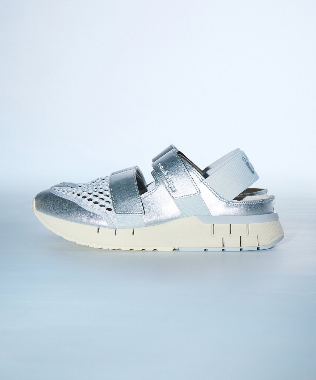 【オニツカ タイガー/Onitsuka Tiger】の【公式ショップ】REBILAC SANDAL インテリア・キッズ・メンズ・レディースファッション・服の通販 founy(ファニー) 　ファッション　Fashion　レディースファッション　Fashion for Women　クッション　Cushion, Throw Pillow　クラシカル　Classical, Vintage-Inspired　サンダル　Sandals, Summer Shoes　シューズ　Shoes, Footwear　メッシュ　Mesh, Net Fabric　ランニング　Running, Running Wear, Activewear, Jogging　PURE SILVER/CREAM|ID: prp329100004723956 ipo3291000000034139381