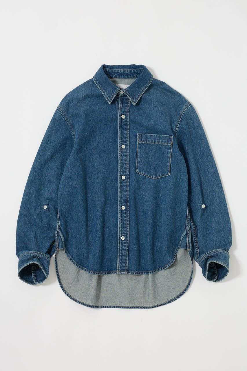 【マウジー/moussy】の【otonaMUSE掲載】DENIM シャツ インテリア・キッズ・メンズ・レディースファッション・服の通販 founy(ファニー)  雑誌掲載アイテム Magazine Picks & Fashion Features ファッション雑誌 Fashion Magazines オトナミューズ otona MUSE ファッション Fashion レディースファッション Fashion for Women トップス・カットソー Cut & Sew Tops シャツ・ブラウス・オフィスカジュアル Elegant Blouses & Button-Ups おすすめ Recommended / Our Picks インナー Innerwear ストライプ Stripe, Striped Pattern デニム Denim, Jeans Material ベーシック Basic, Essential リラックス Relax, Relaxed Fit ロールアップ Roll-Up, Cuffed Hem 人気 Popular, Best Seller 再入荷 Restock / Back in Stock 定番 Standard, Basic Item 雑誌 Magazine, Fashion Magazine L/BLU1|ID: prp329100004723986 ipo3291000000034449357