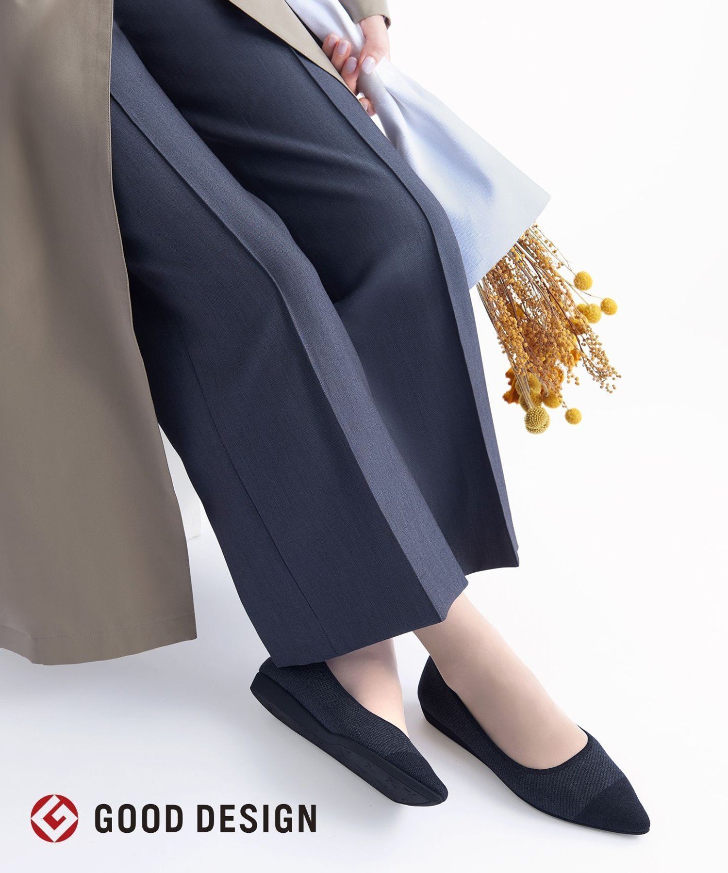 【ステッピ/steppi】の【洗える】起毛 ポインテッドパンプス インテリア・キッズ・メンズ・レディースファッション・服の通販 founy(ファニー) 　ファッション　Fashion　レディースファッション　Fashion for Women　洗える　Machine Washable　クッション　Cushion, Throw Pillow　軽量　Lightweight, Ultra Light　シューズ　Shoes, Footwear　スニーカー　Sneakers, Trainers　バランス　Balance, Style Balance　ランニング　Running, Running Wear, Activewear, Jogging　レオパード　Leopard, Animal Print　A/W・秋冬　Autumn/Winter　おすすめ　Recommended / Our Picks　ビジネス 仕事 通勤　Business / Work / Commuting　グレー×ブラック[505]|ID: prp329100004723990 ipo3291000000034139498