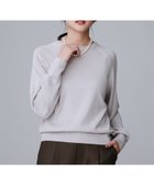 【アンタイトル/UNTITLED】の【8色展開/コンパクト丈】レーヨン混 コクーンニット グレージュ|ID: prp329100004724061 ipo3291000000034571028